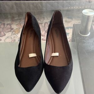 Merona Black Pointed ballet Flats
